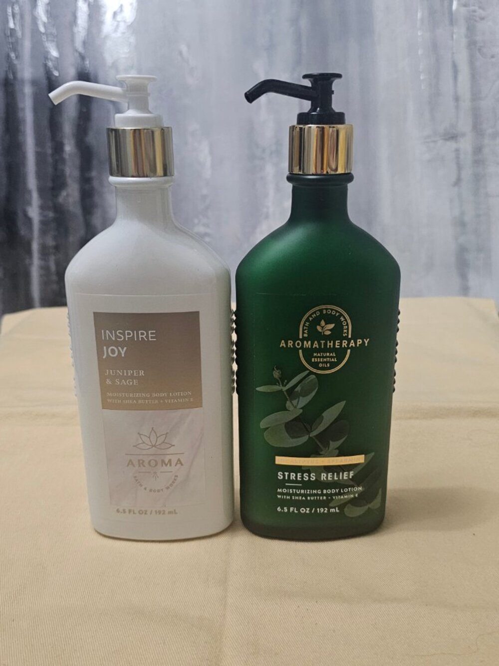 NEW BBW Aromatherapy Set Eucalyptus Spearmint Stress Relief & Inspire Joy Lotion - Picture 2 of 3
